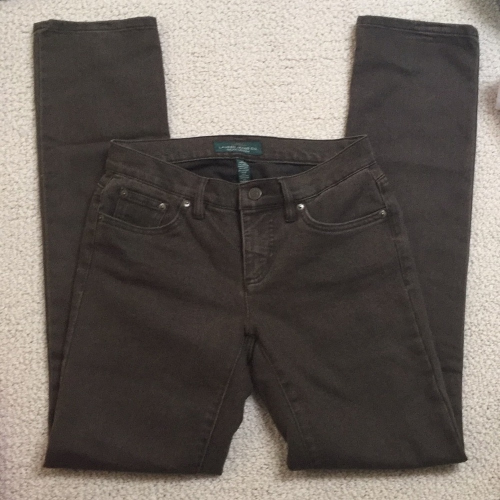 New, no tags Ralph Lauren Brown denim pants/jeans